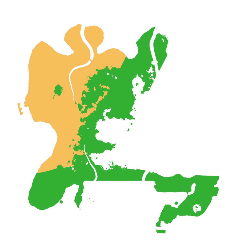 Biome Rust Map: Procedural Map, Size: 3000, Seed: 1071632444