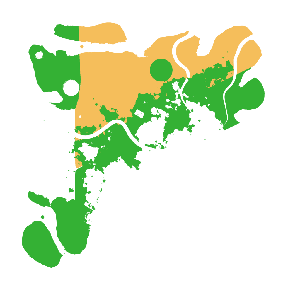 Biome Rust Map: Procedural Map, Size: 3500, Seed: 2094465828
