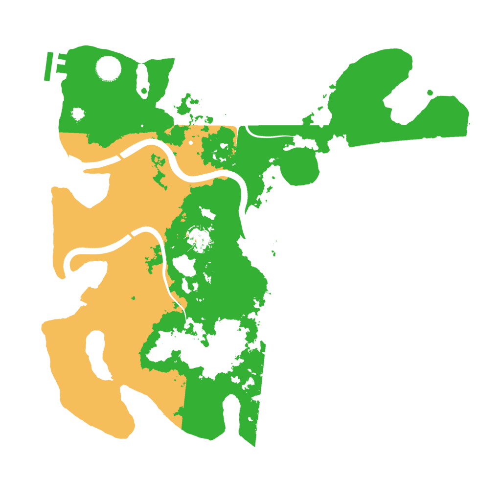 Biome Rust Map: Procedural Map, Size: 3500, Seed: 2109530265