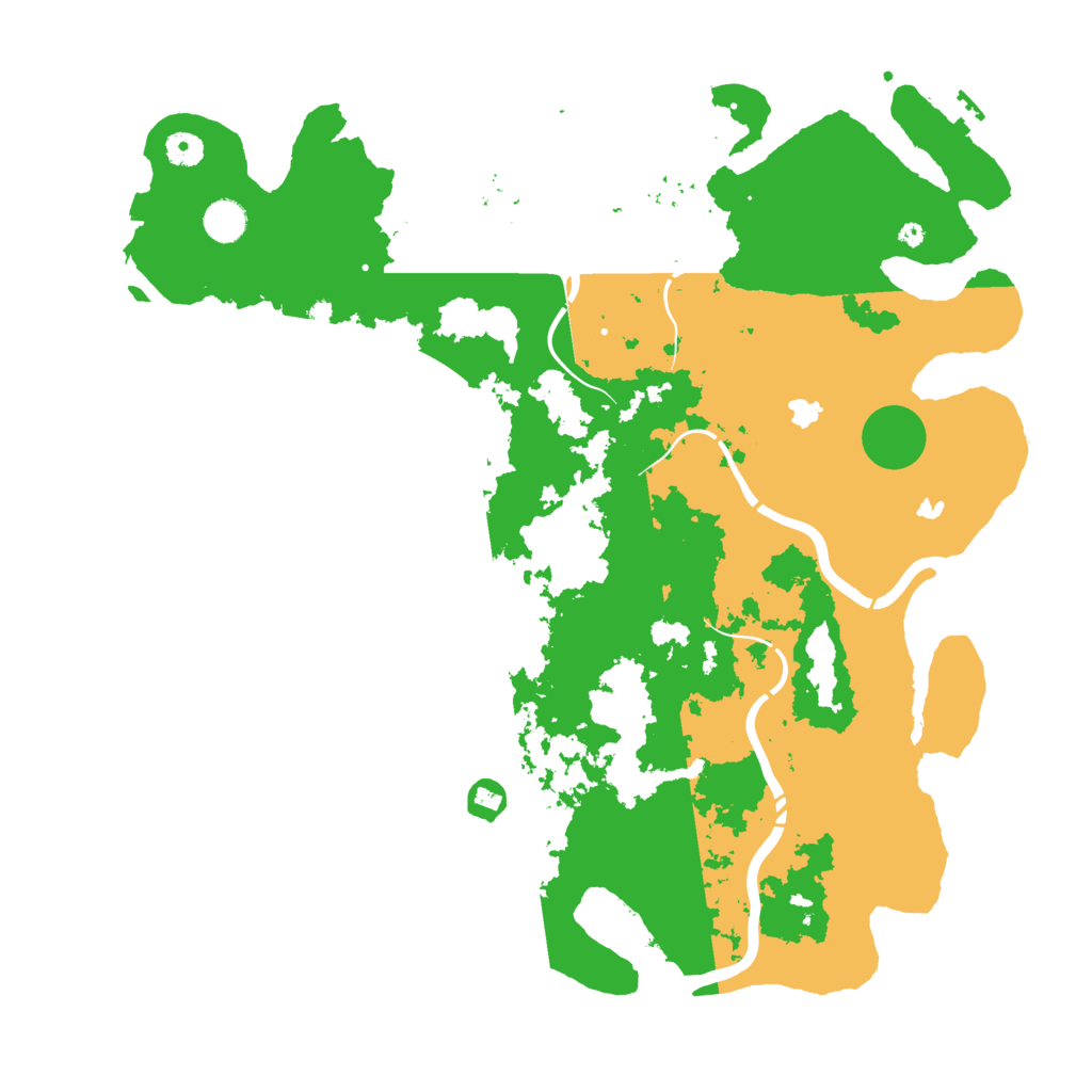 Biome Rust Map: Procedural Map, Size: 4500, Seed: 19638177