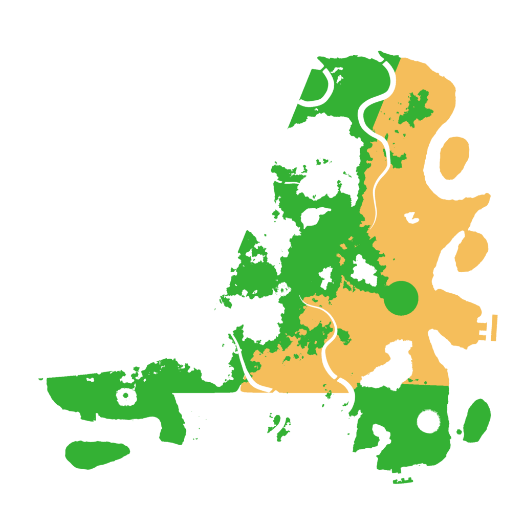 Biome Rust Map: Procedural Map, Size: 4000, Seed: 961631680
