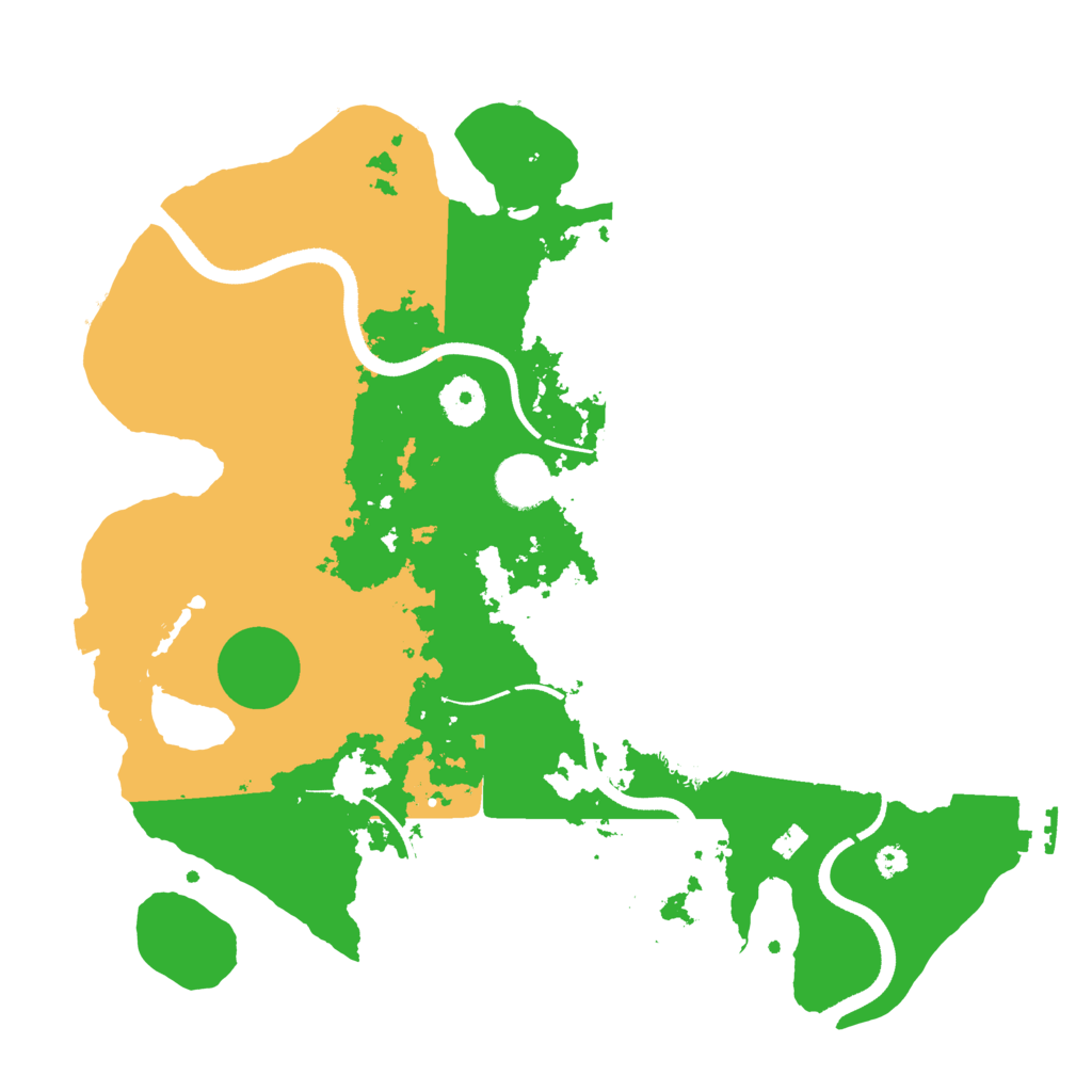 Biome Rust Map: Procedural Map, Size: 3500, Seed: 1691086699