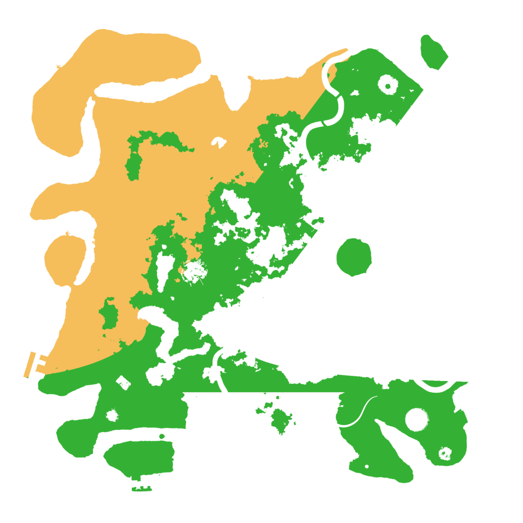 Biome Rust Map: Procedural Map, Size: 4000, Seed: 45687