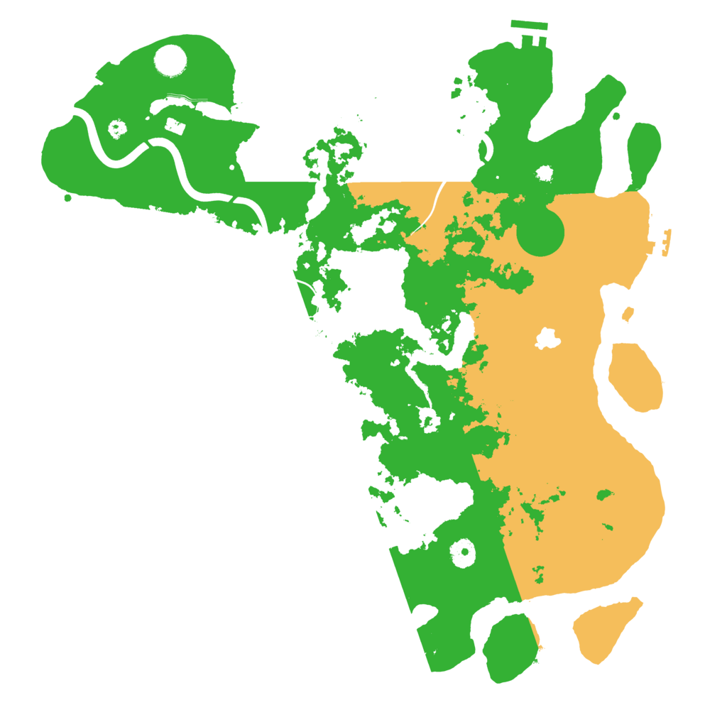 Biome Rust Map: Procedural Map, Size: 4000, Seed: 998183