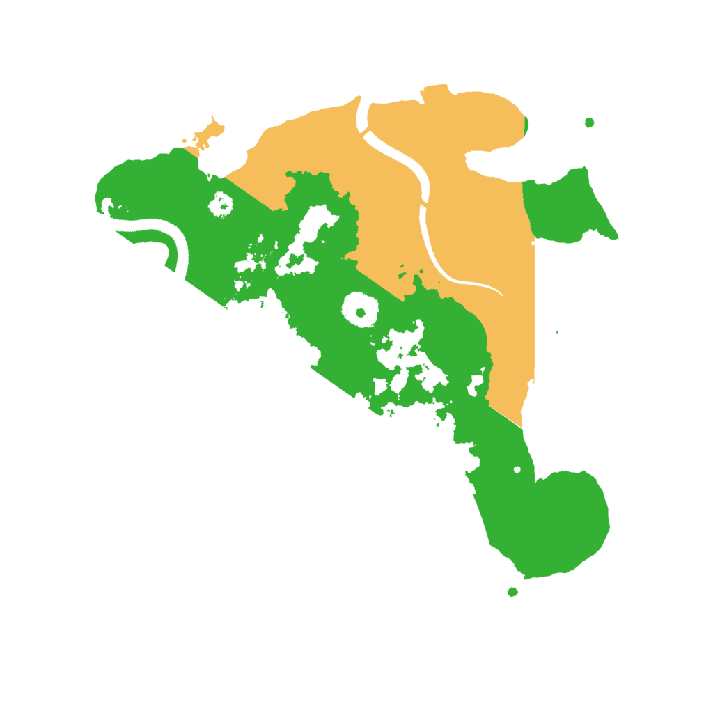 Biome Rust Map: Procedural Map, Size: 3000, Seed: 1276229586