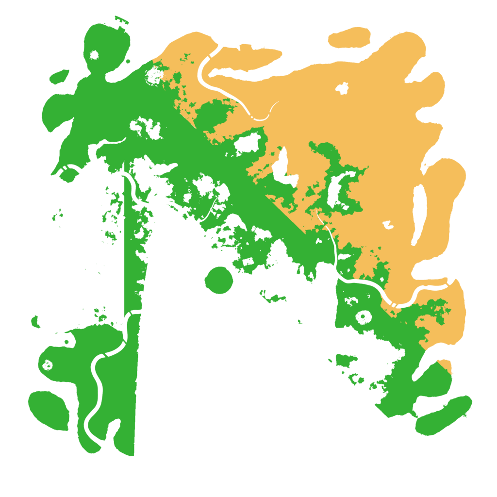 Biome Rust Map: Procedural Map, Size: 5000, Seed: 1146517152