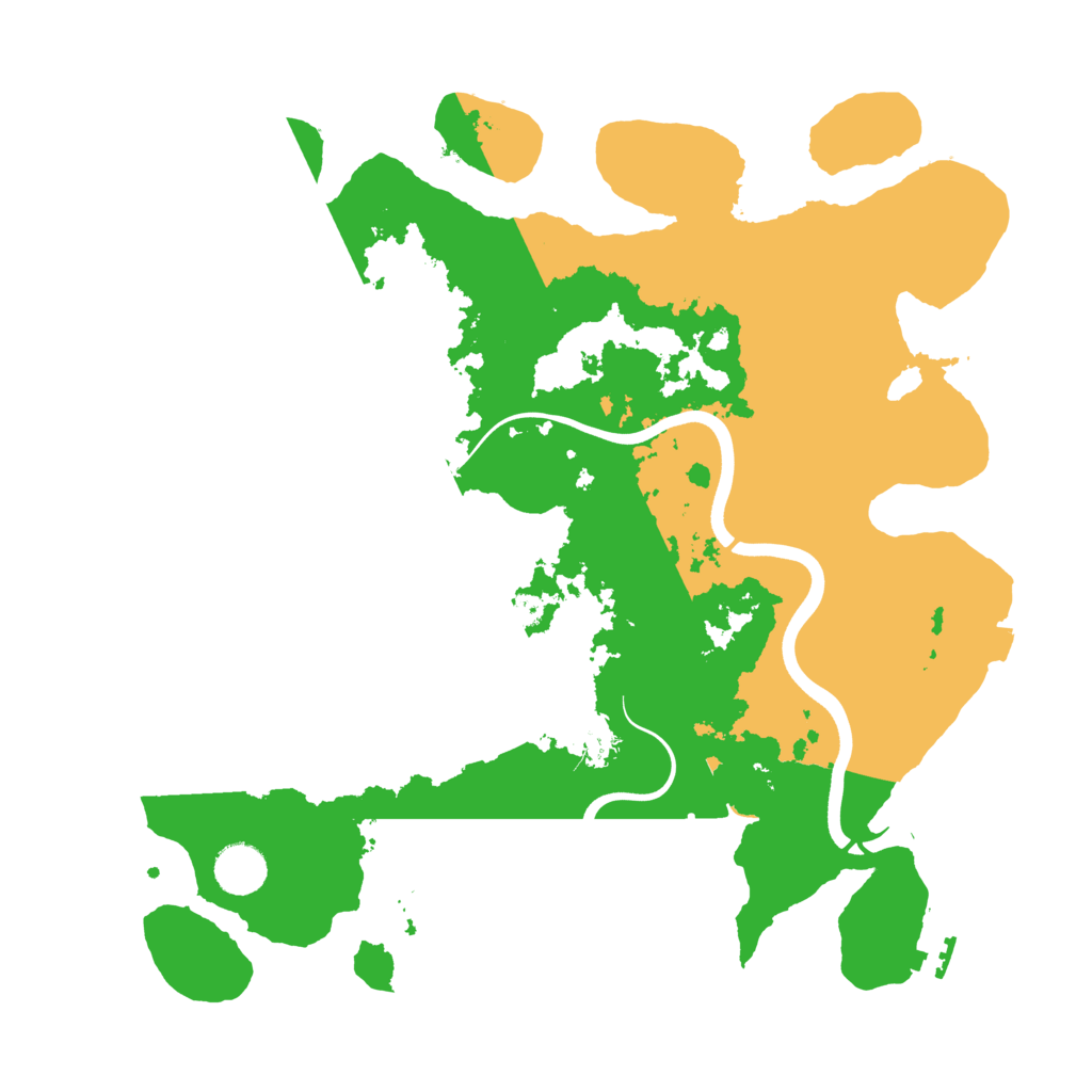 Biome Rust Map: Procedural Map, Size: 3750, Seed: 95650