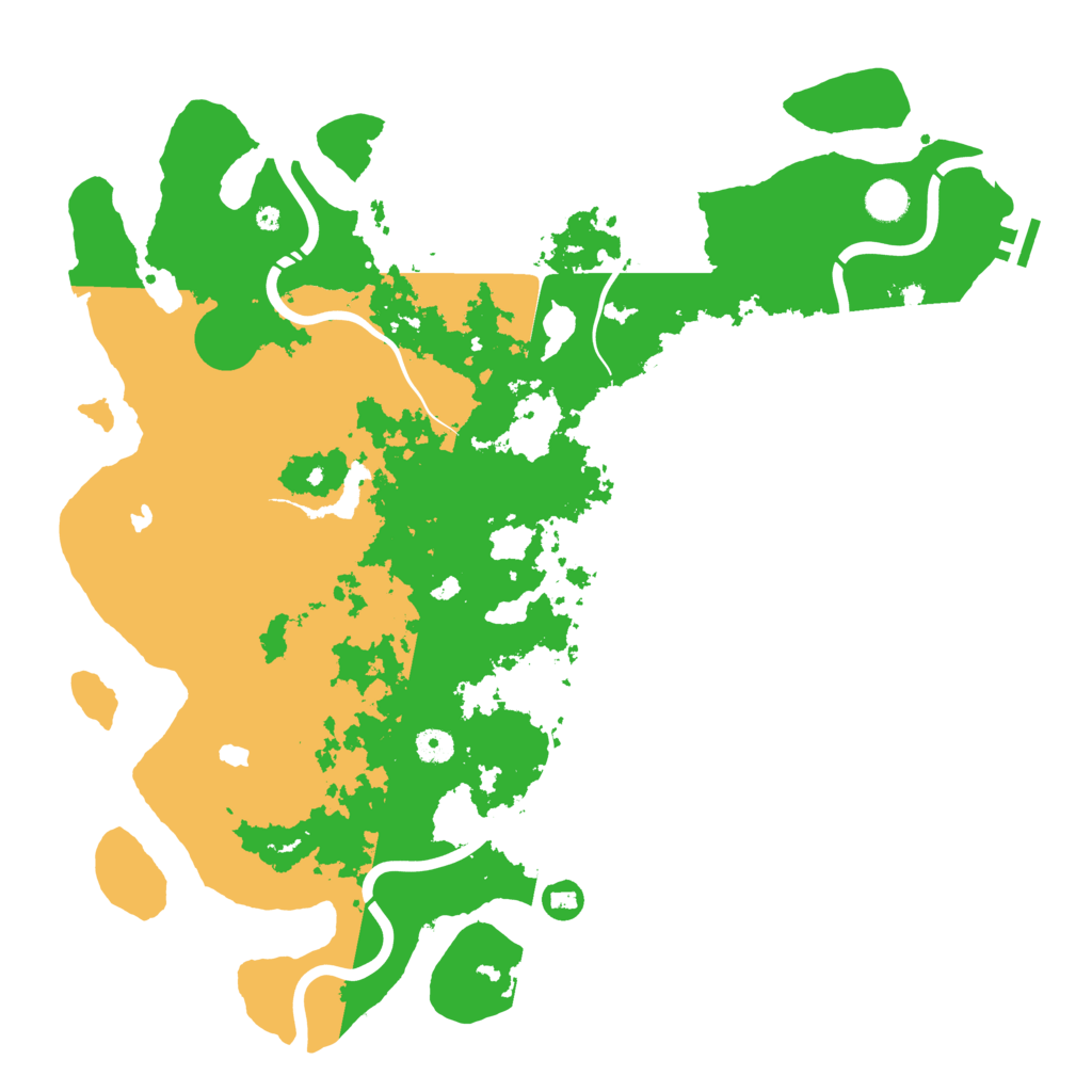 Biome Rust Map: Procedural Map, Size: 4500, Seed: 262