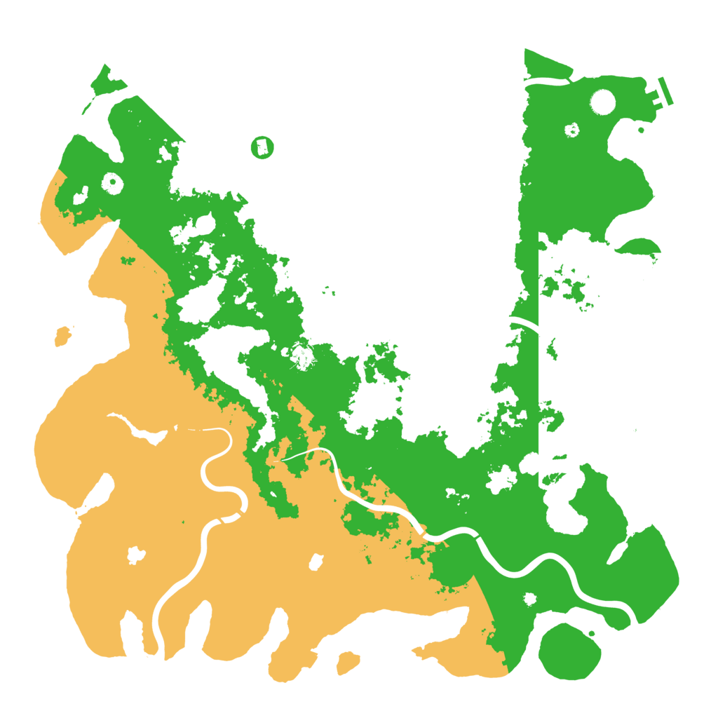 Biome Rust Map: Procedural Map, Size: 5000, Seed: 1543220857