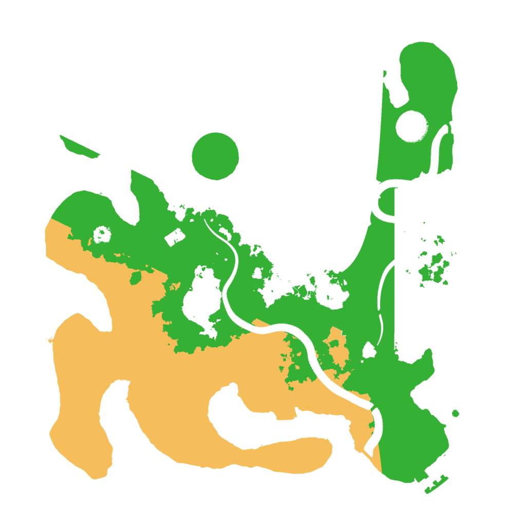 Biome Rust Map: Procedural Map, Size: 3000, Seed: 2329836