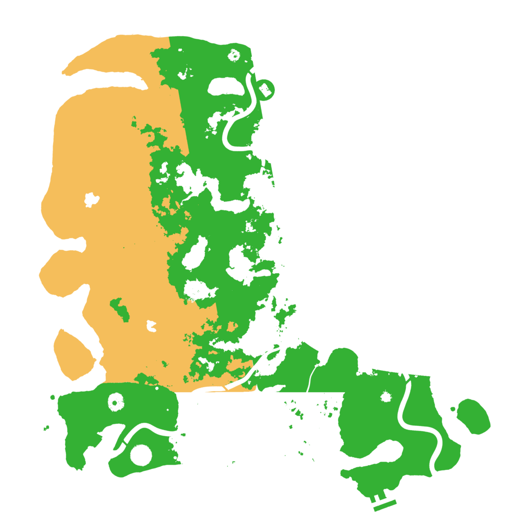 Biome Rust Map: Procedural Map, Size: 4500, Seed: 1113552421