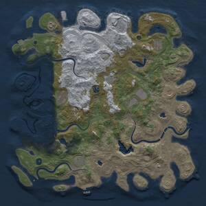 Thumbnail Rust Map: Procedural Map, Size: 4750, Seed: 1649141435, 17 Monuments