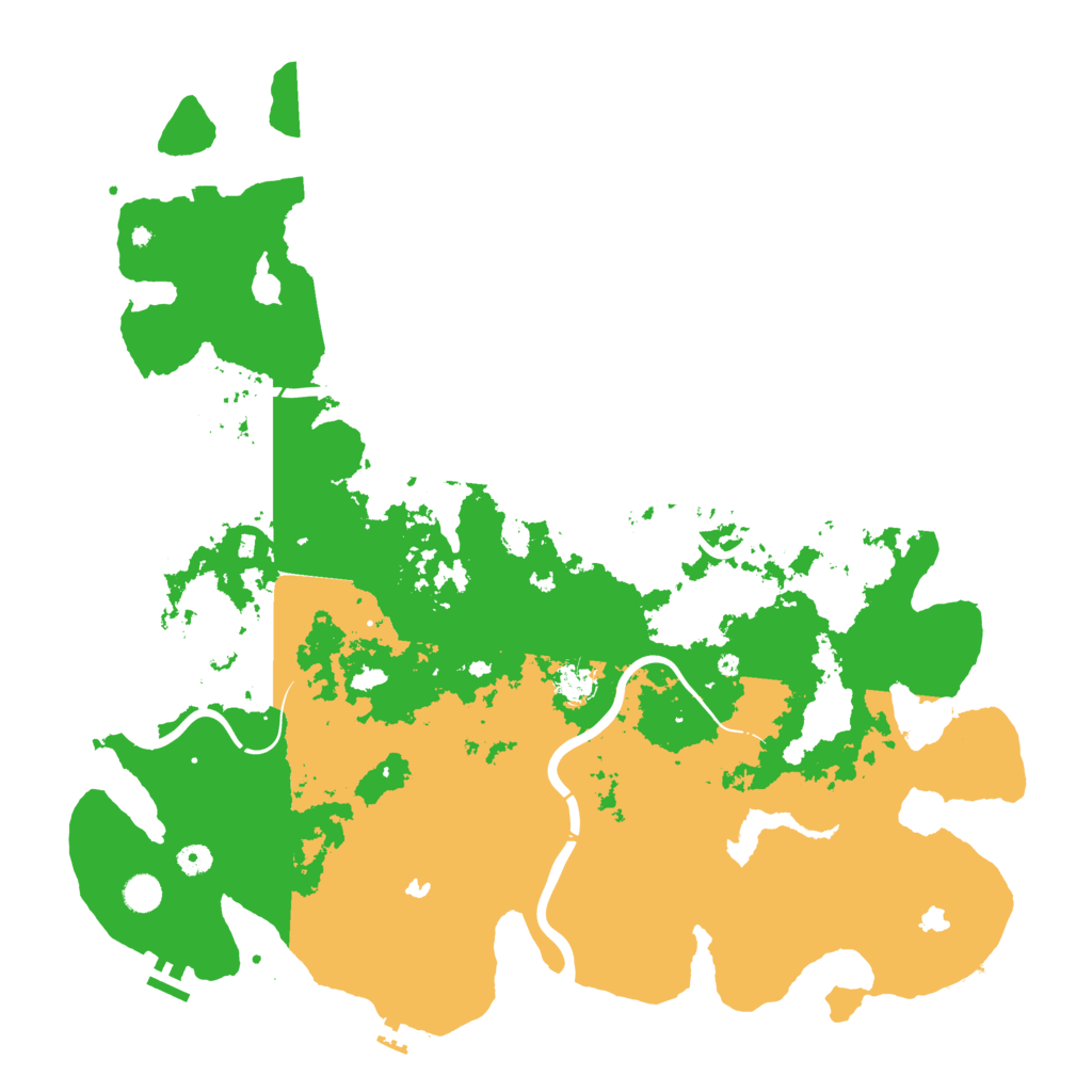 Biome Rust Map: Procedural Map, Size: 5000, Seed: 621327655