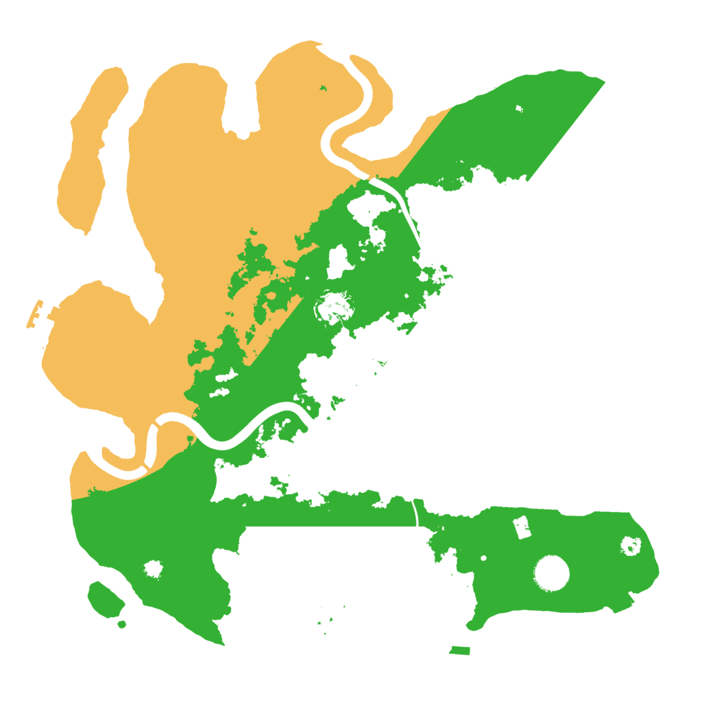 Biome Rust Map: Procedural Map, Size: 3500, Seed: 1090650275
