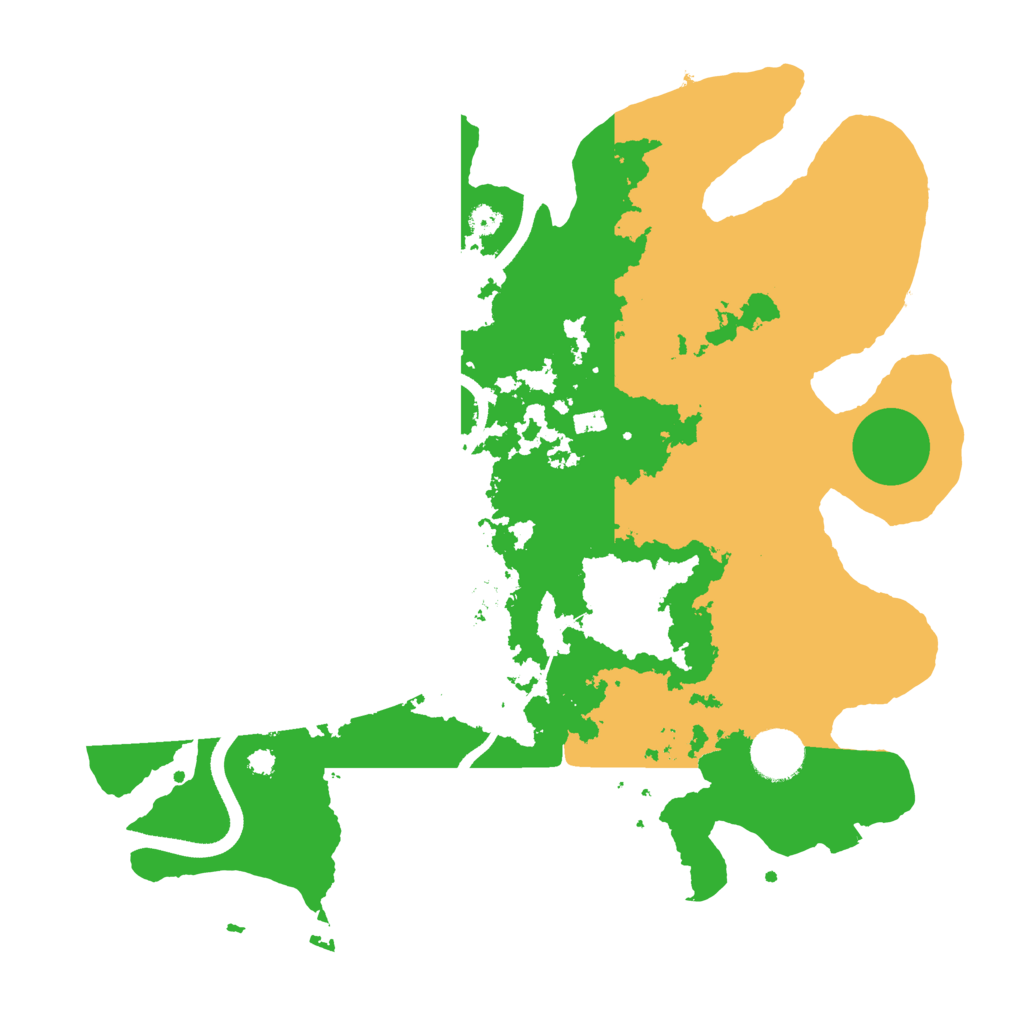 Biome Rust Map: Procedural Map, Size: 3500, Seed: 332009093
