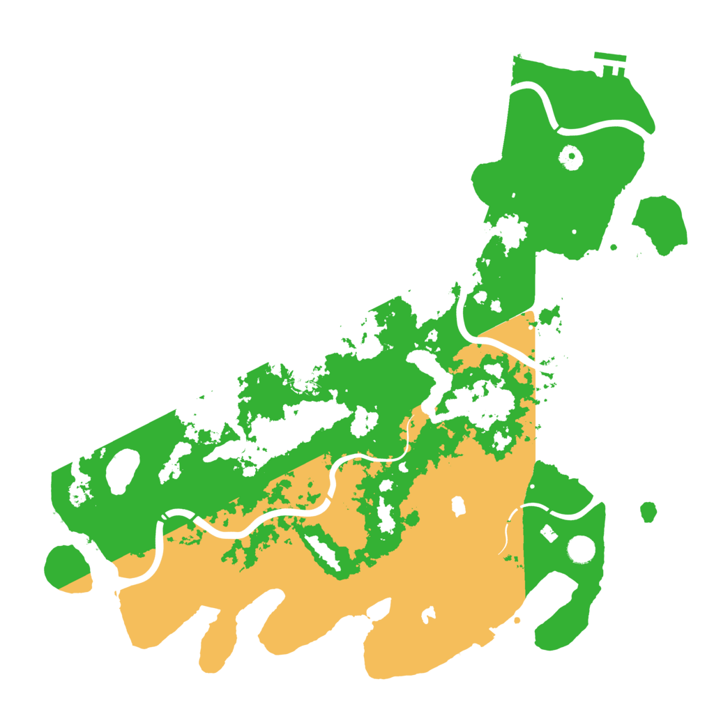 Biome Rust Map: Procedural Map, Size: 4500, Seed: 1338551145