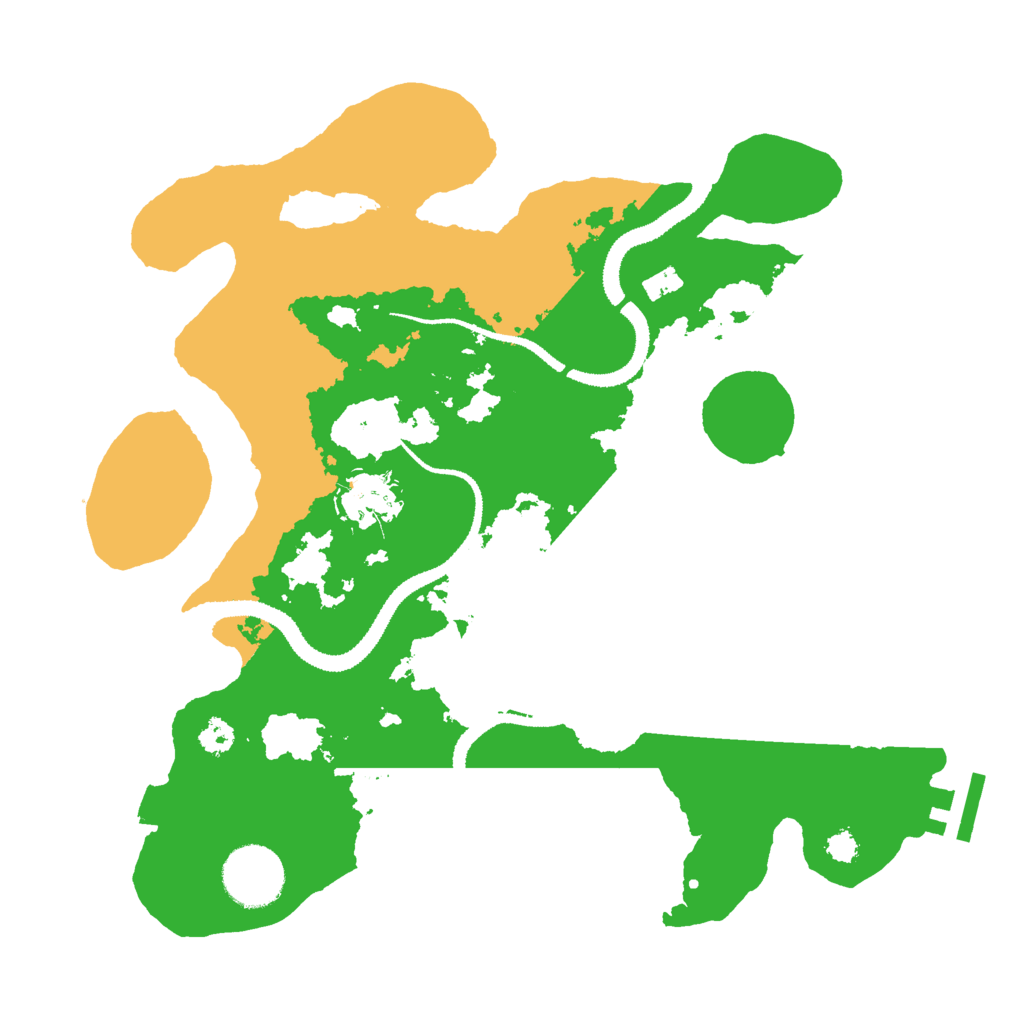 Biome Rust Map: Procedural Map, Size: 3000, Seed: 123536475