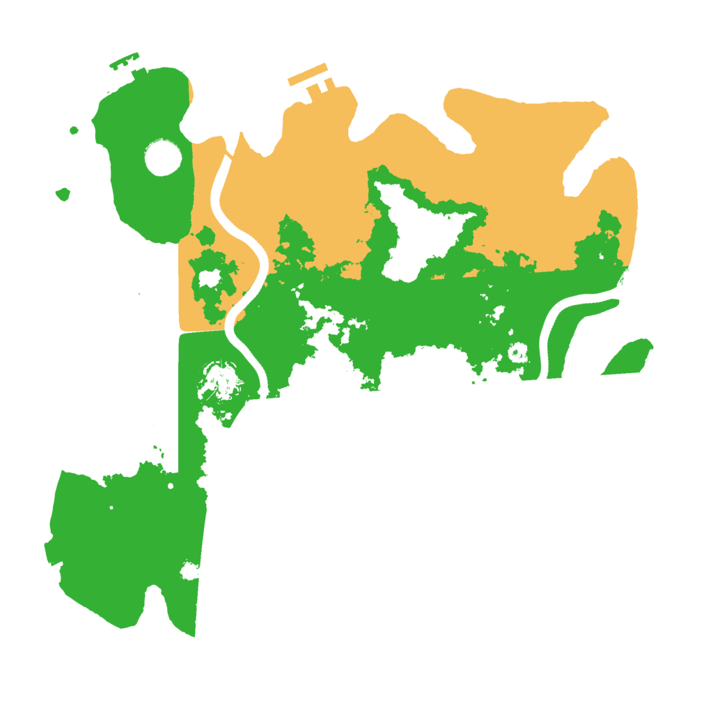 Biome Rust Map: Procedural Map, Size: 3500, Seed: 1439793428