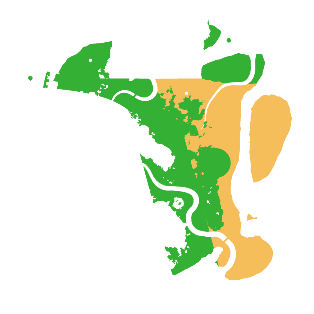 Biome Rust Map: Procedural Map, Size: 2800, Seed: 897127281