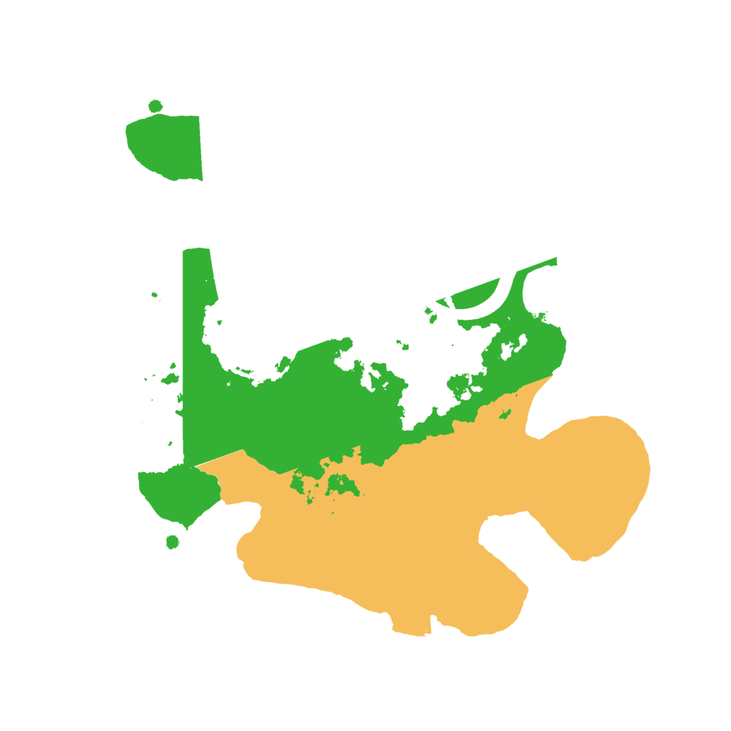 Biome Rust Map: Procedural Map, Size: 2200, Seed: 654112542