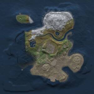 Thumbnail Rust Map: Procedural Map, Size: 2200, Seed: 654112542, 5 Monuments
