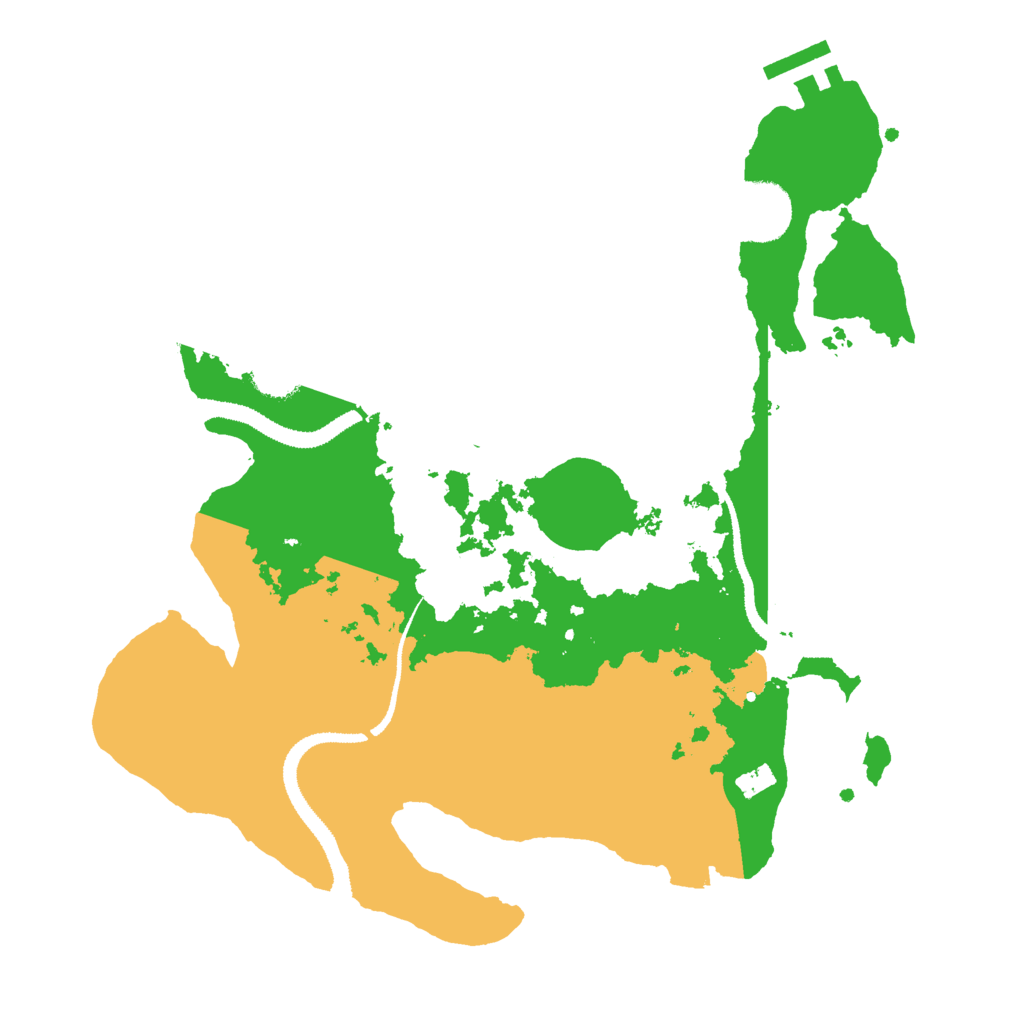 Biome Rust Map: Procedural Map, Size: 3000, Seed: 1146140039