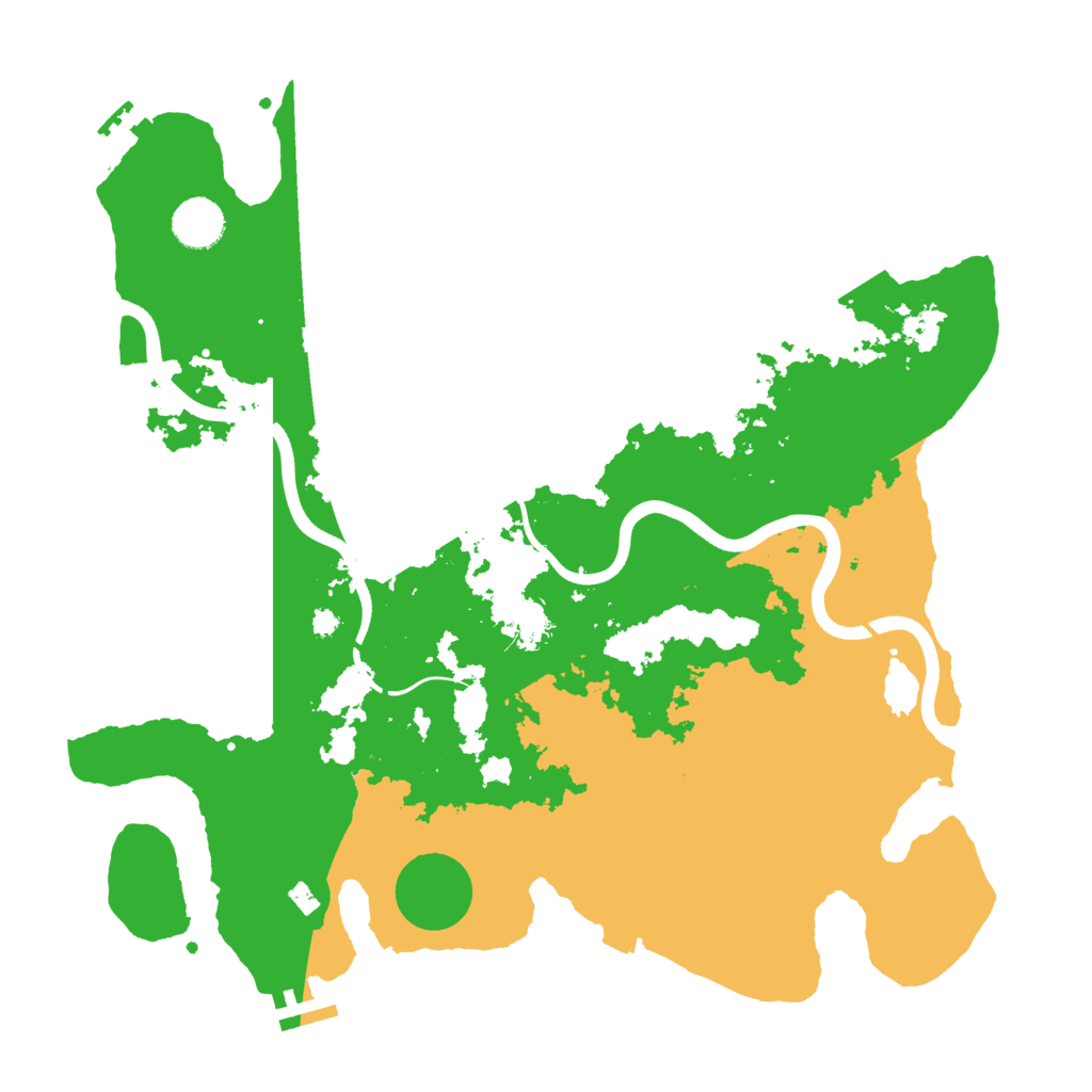 Biome Rust Map: Procedural Map, Size: 3750, Seed: 540953341