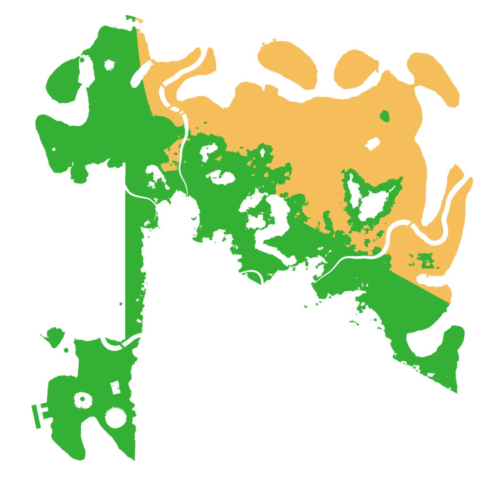 Biome Rust Map: Procedural Map, Size: 4250, Seed: 890554123