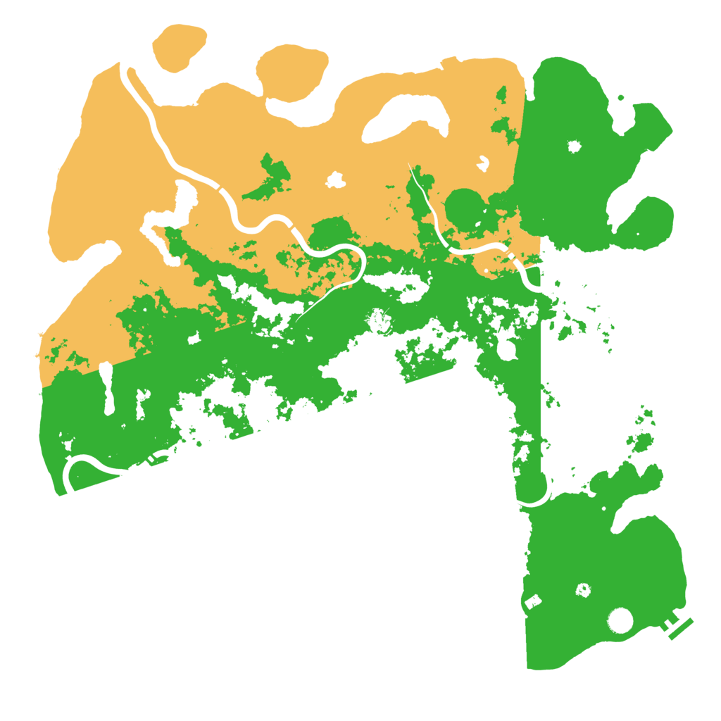 Biome Rust Map: Procedural Map, Size: 5000, Seed: 62512