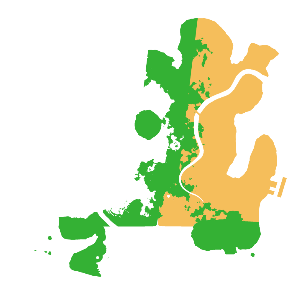 Biome Rust Map: Procedural Map, Size: 3000, Seed: 143952846
