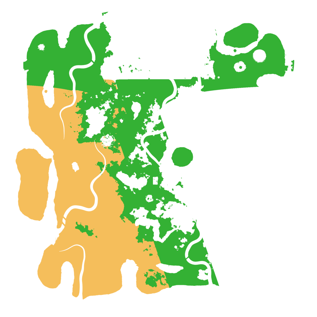 Biome Rust Map: Procedural Map, Size: 4300, Seed: 56892317