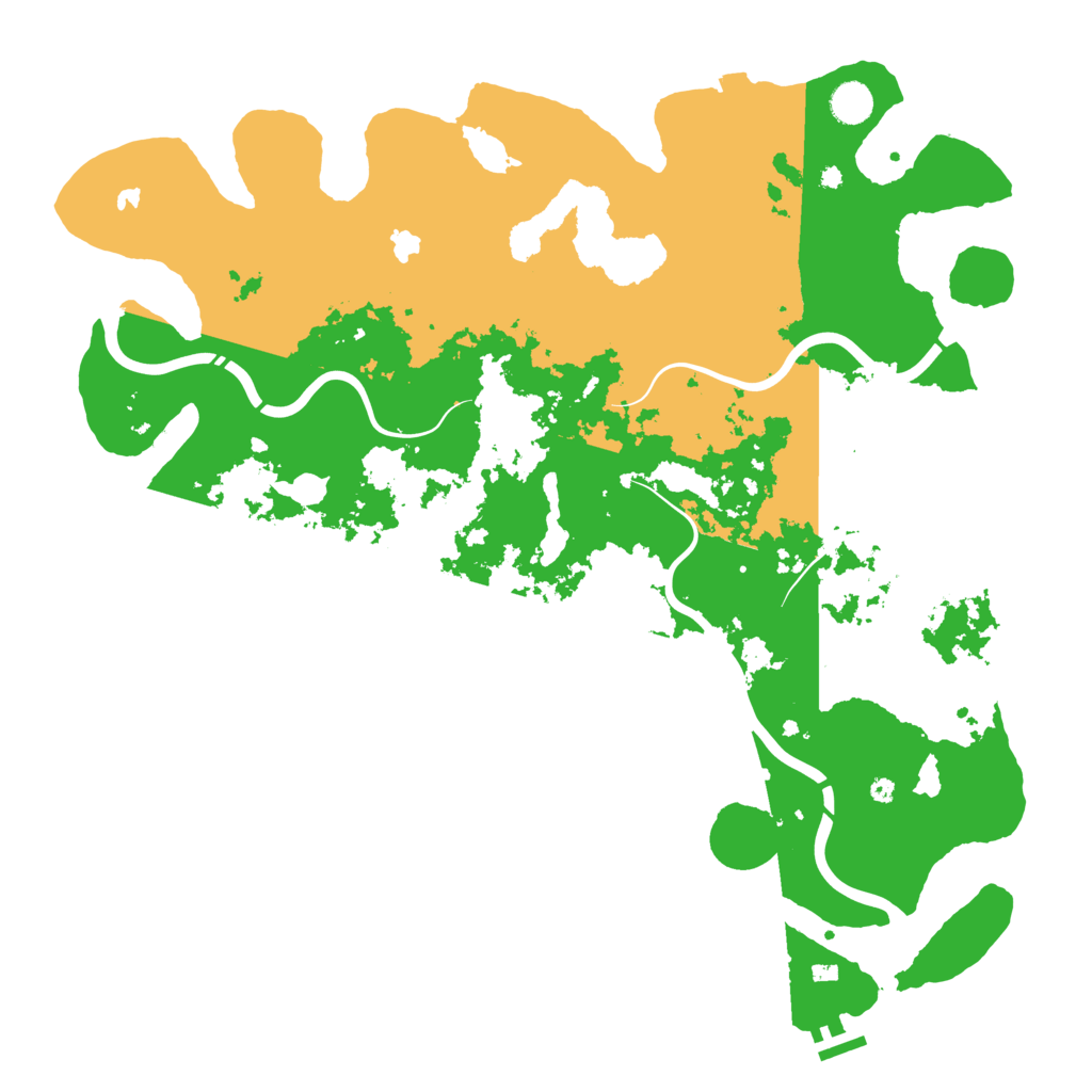 Biome Rust Map: Procedural Map, Size: 4500, Seed: 30795
