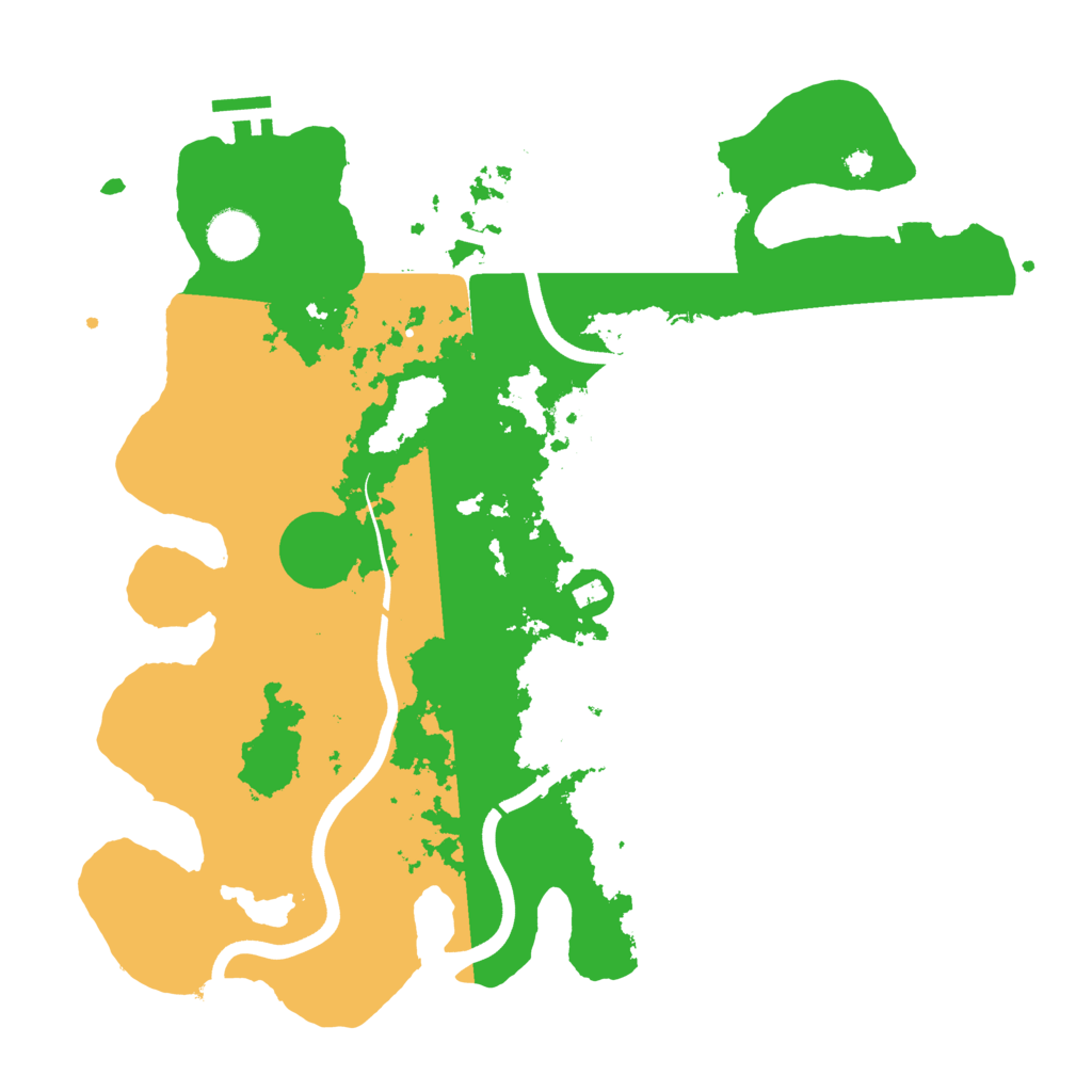 Biome Rust Map: Procedural Map, Size: 3750, Seed: 30918
