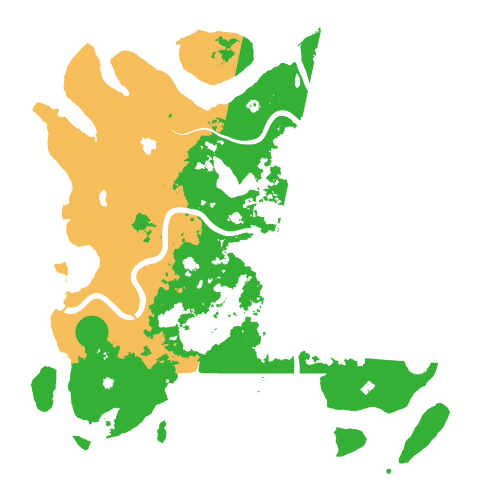 Biome Rust Map: Procedural Map, Size: 4000, Seed: 68321545