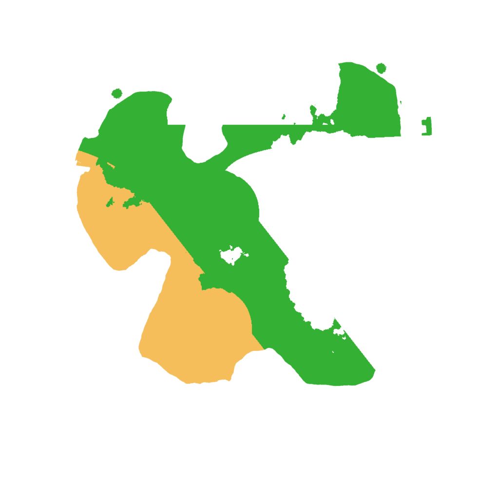 Biome Rust Map: Procedural Map, Size: 2000, Seed: 720487895