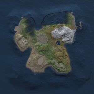 Thumbnail Rust Map: Procedural Map, Size: 2000, Seed: 720487895, 5 Monuments