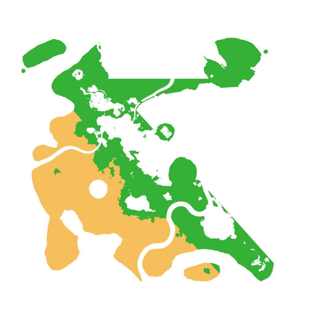 Biome Rust Map: Procedural Map, Size: 3000, Seed: 552534571