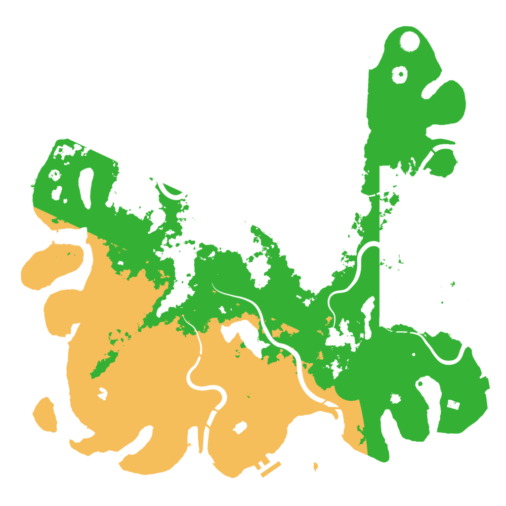 Biome Rust Map: Procedural Map, Size: 4500, Seed: 875334537