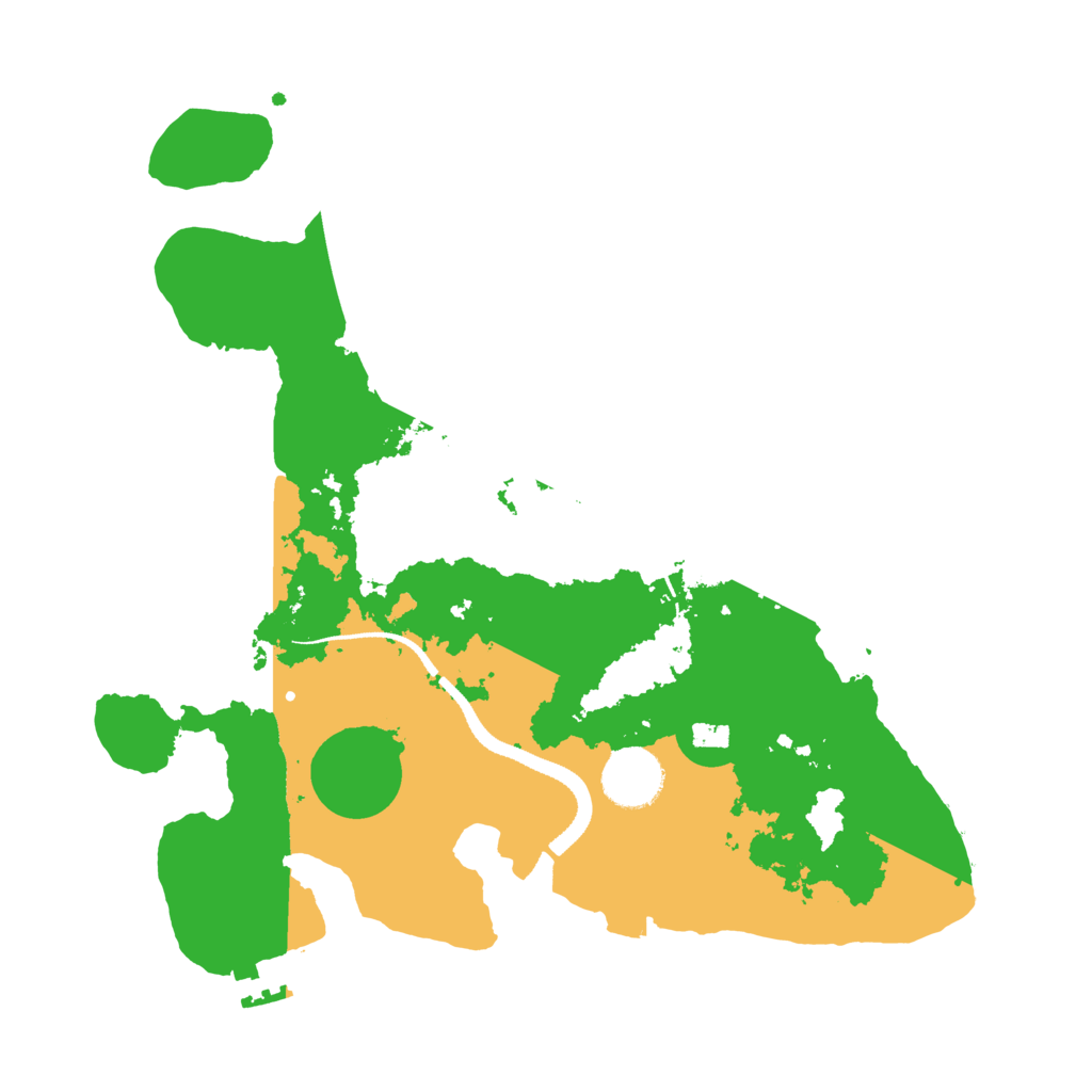 Biome Rust Map: Procedural Map, Size: 3200, Seed: 53653256