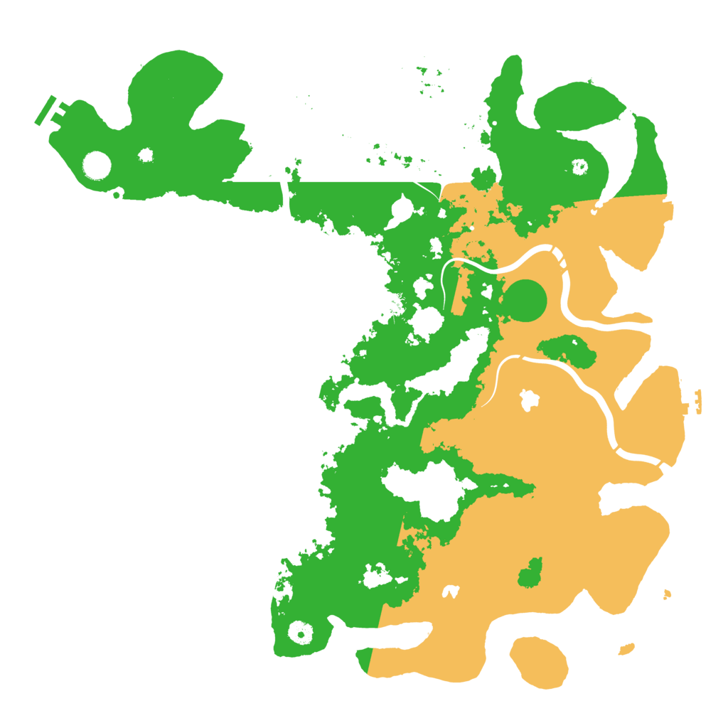 Biome Rust Map: Procedural Map, Size: 4500, Seed: 924892703