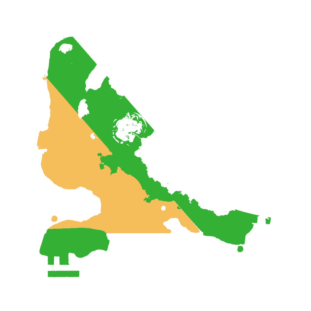 Biome Rust Map: Procedural Map, Size: 2000, Seed: 706609648