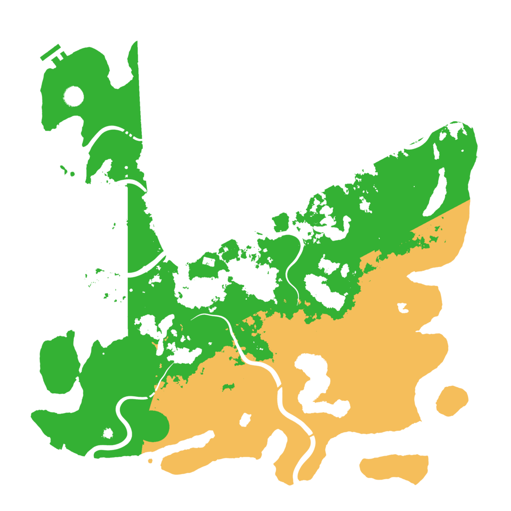 Biome Rust Map: Procedural Map, Size: 4500, Seed: 699253244