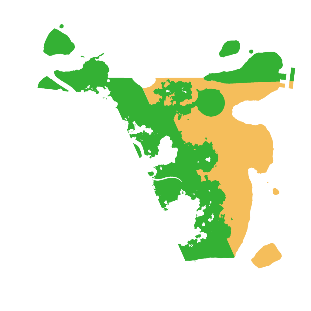 Biome Rust Map: Procedural Map, Size: 3000, Seed: 11432