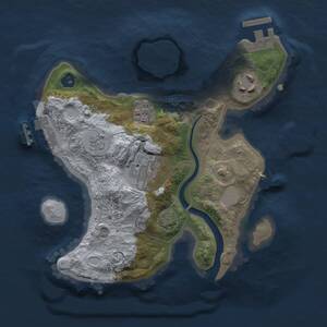 Thumbnail Rust Map: Procedural Map, Size: 2250, Seed: 905706142, 8 Monuments