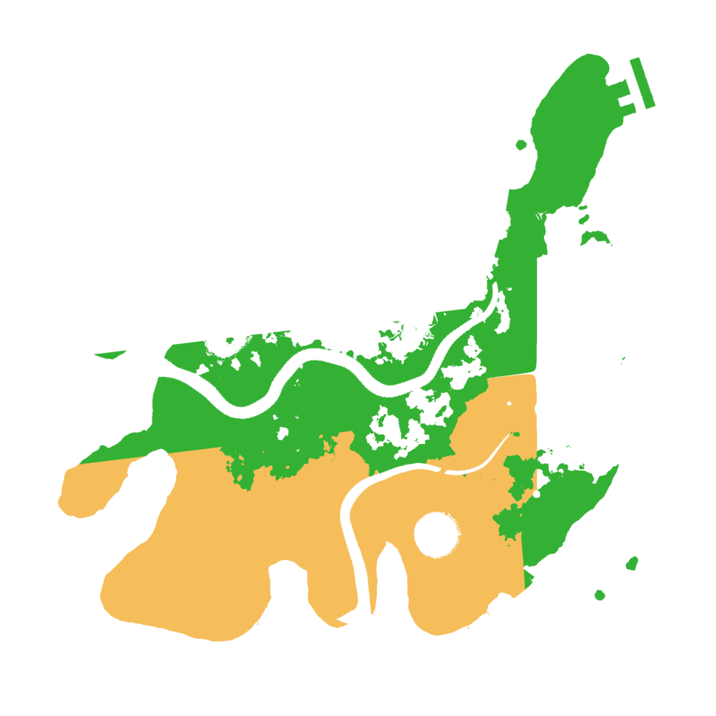 Biome Rust Map: Procedural Map, Size: 2800, Seed: 1615470508