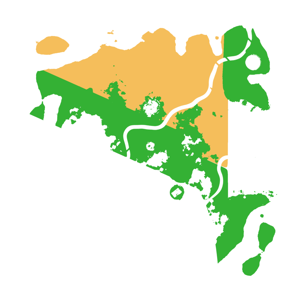 Biome Rust Map: Procedural Map, Size: 3500, Seed: 819160846