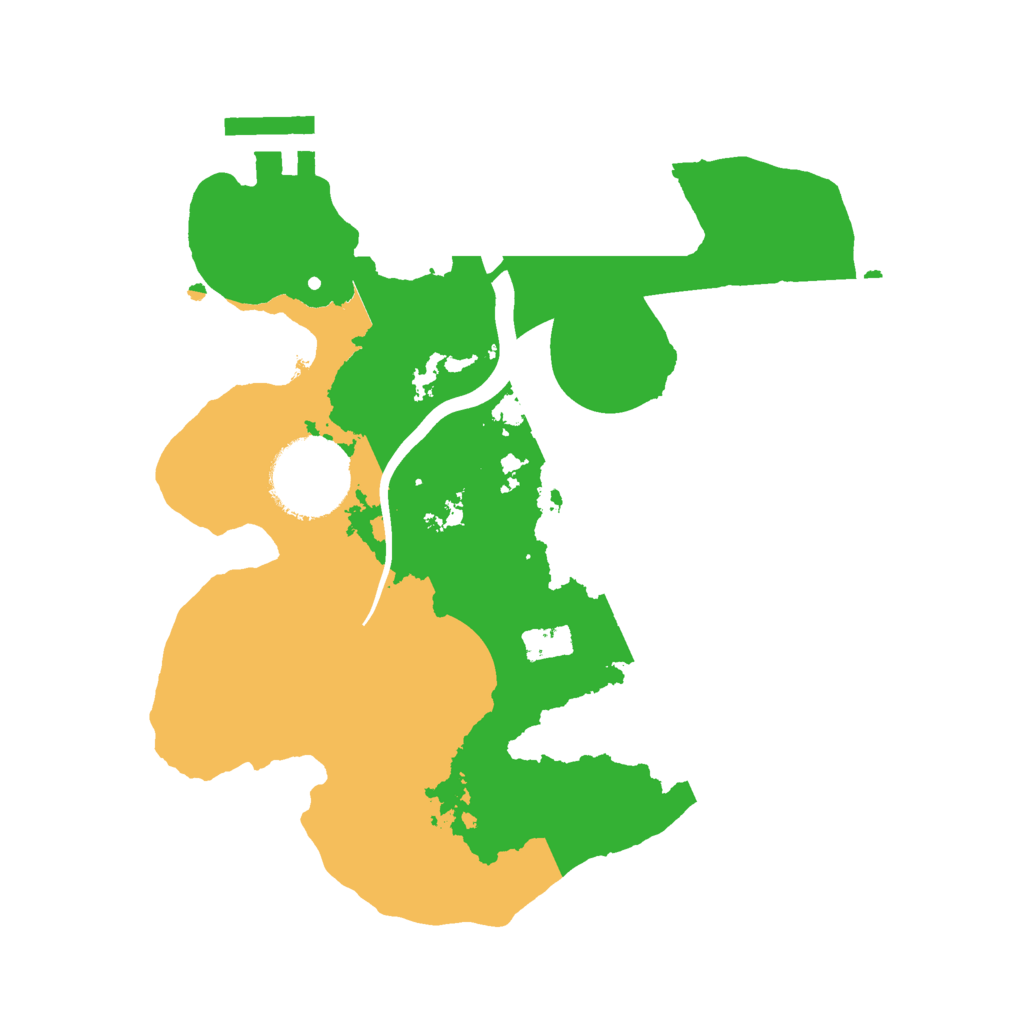 Biome Rust Map: Procedural Map, Size: 2300, Seed: 1387585245