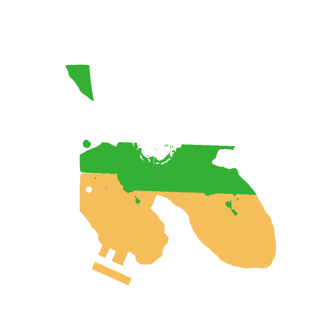 Biome Rust Map: Procedural Map, Size: 1600, Seed: 351780337