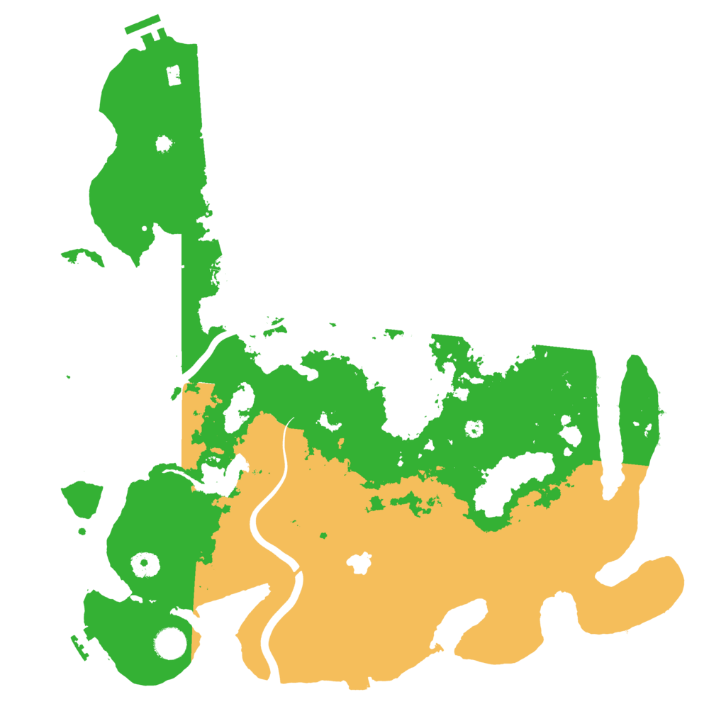 Biome Rust Map: Procedural Map, Size: 4000, Seed: 55537909