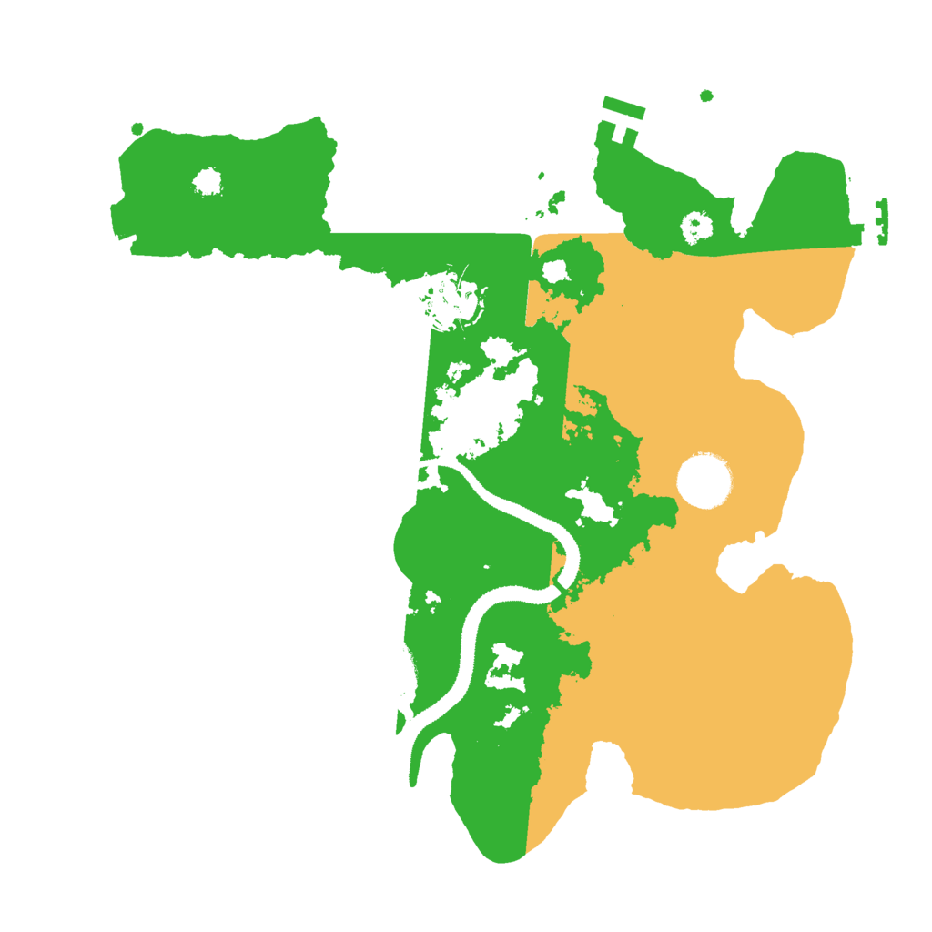 Biome Rust Map: Procedural Map, Size: 3000, Seed: 890814146